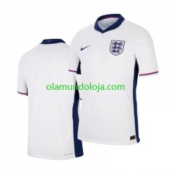 Camisola Inglaterra Homem Equipamento Primeiro Euro 2024 Manga Curta